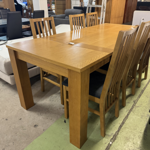 matbord + 6st stolar